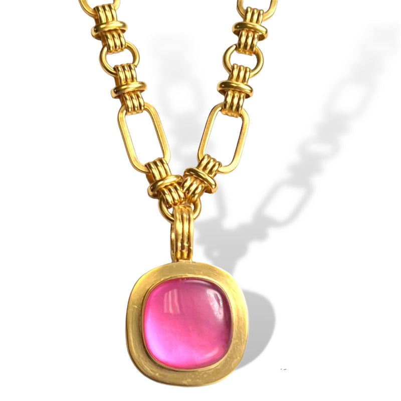 Pippa Pink Triplet Necklace