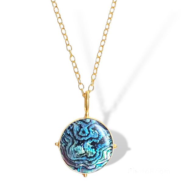 Blue Abalone Necklace