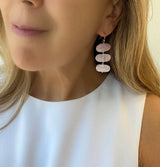 Kunzite Freeform Earring