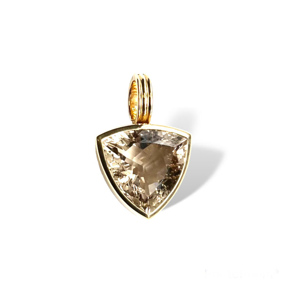 DMD Fine - Brazilian Citrine Trillion Pendant