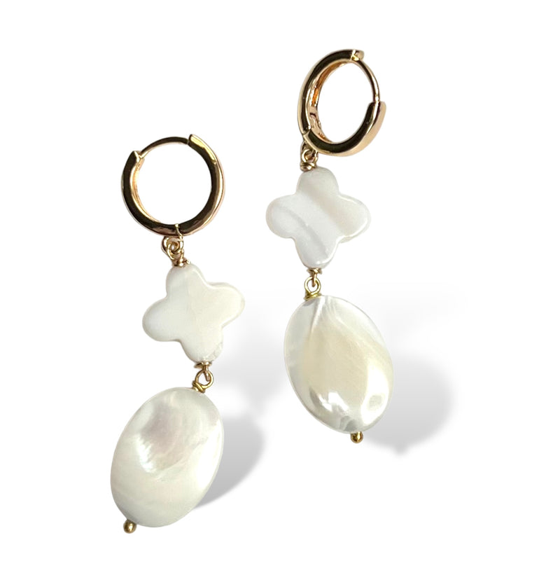 Clover Pearl Earring