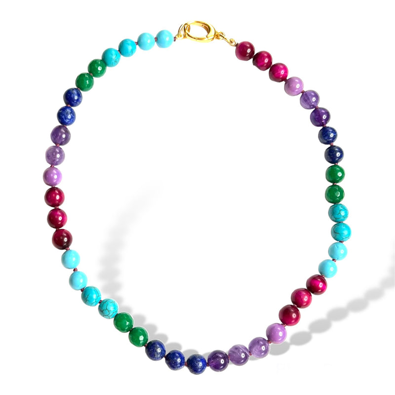 Rainbow Layering Necklace