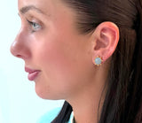 Aquamarine Stud Earrings