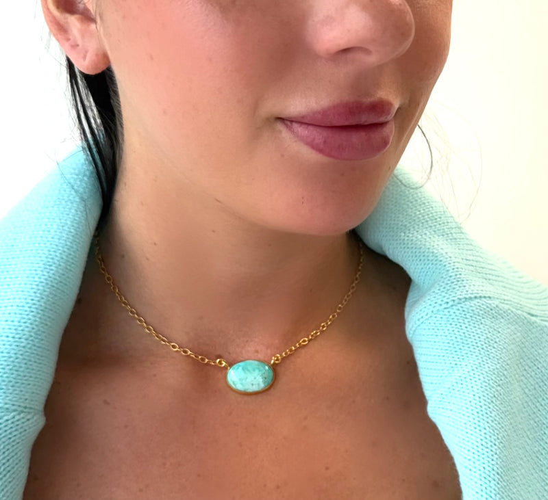 Turquoise Choker Necklace