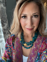 Multi Apatite Necklace