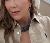 Khaki Seed Pearl Multi Necklace