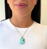 Freeform Turquoise Necklace