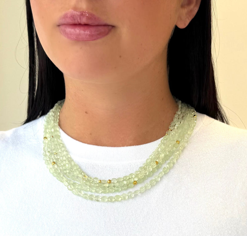 Australian Prehnite Multi Necklace