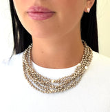 Jacqueline Pearl Necklace, 36”