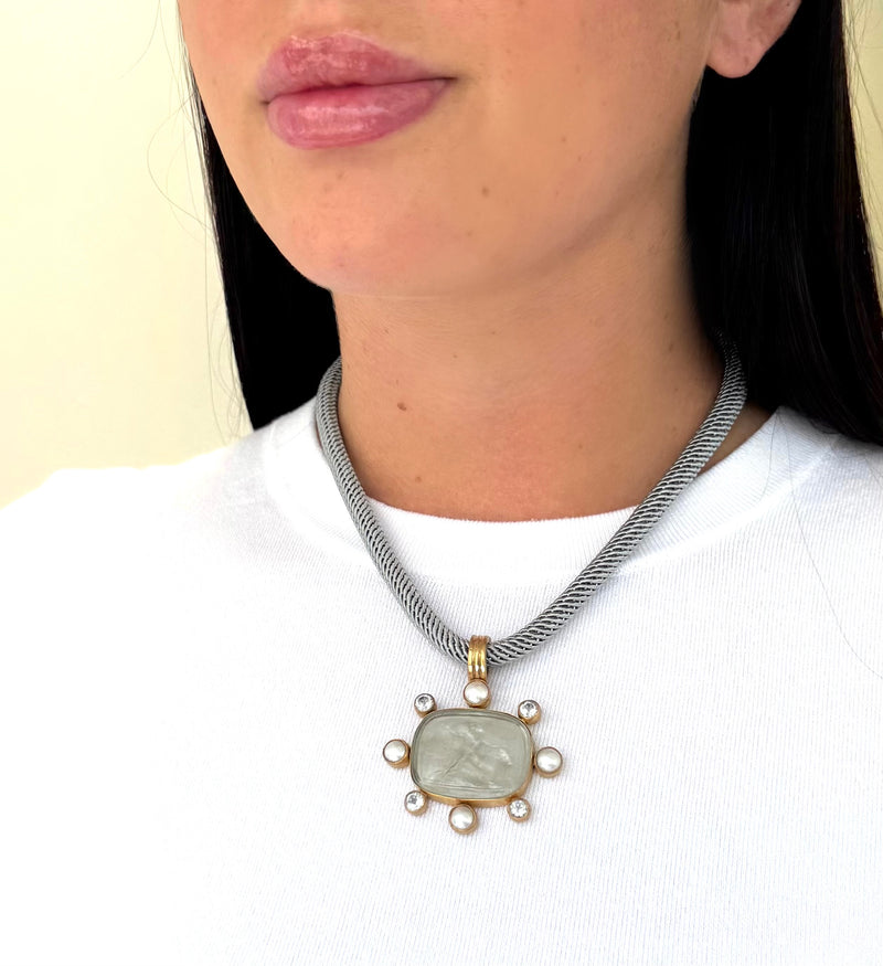 Mithra Intaglio Necklace