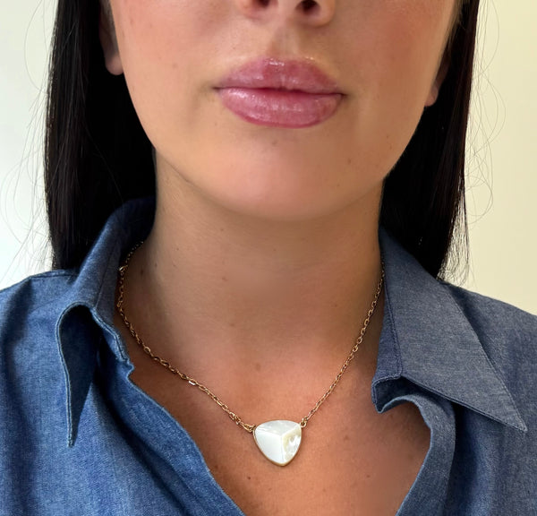 Pearl Pyramid Necklace