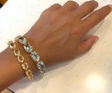 XL Green Amethyst Tennis Bracelet
