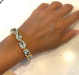 XL Green Amethyst Tennis Bracelet