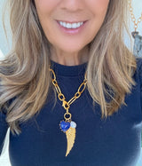 Icon Lapis Charm Necklace