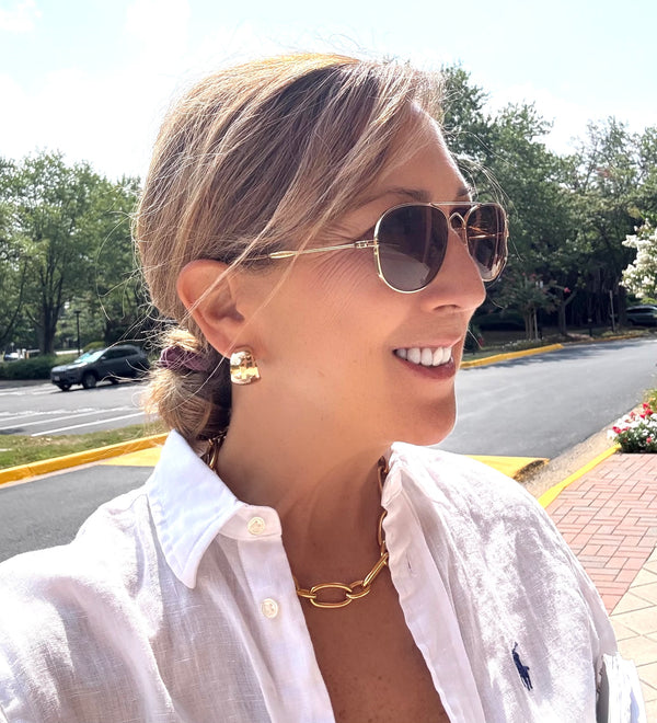 Featherweight Wide Hoop Earring