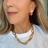 Spiny Oyster Heart Earring