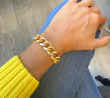 Large Cuban Chain Bracelet