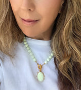 Lemon Chrysoprase Necklace, 2 options