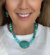 Turquoise Maxi Collar Necklace