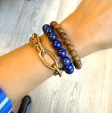 Lapis Stretch Bracelet