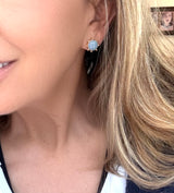 Aquamarine Stud Earrings