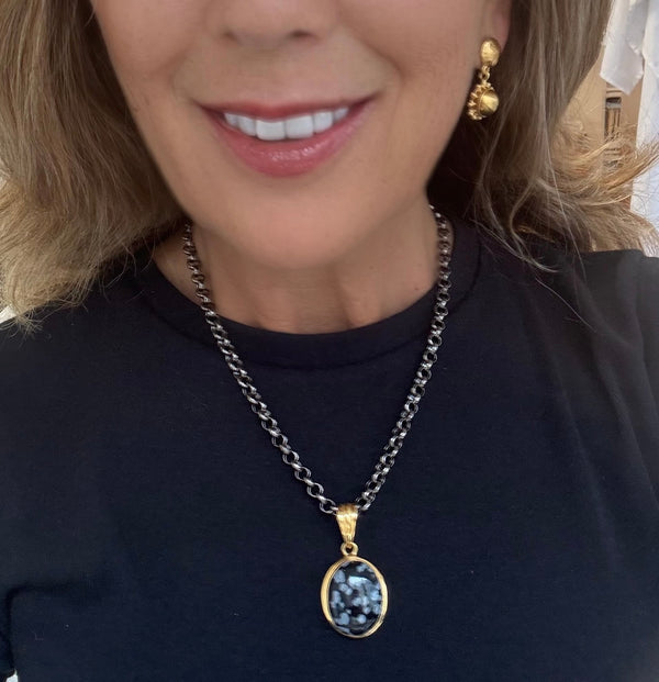 Leopard Agate Necklace