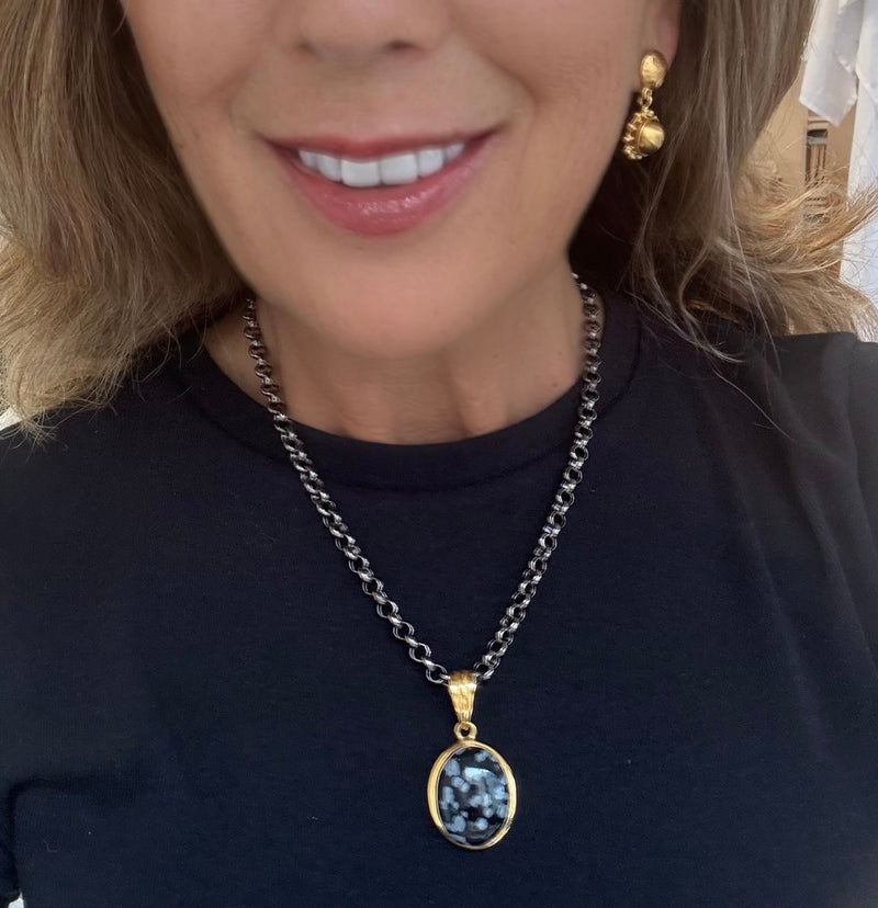 Leopard Agate Necklace