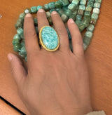 Jumbo Amazonite Ring