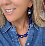 Lapis Blue Topaz Midi Earwire