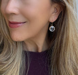 White Topaz Midi Earring