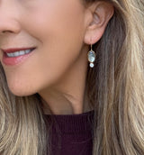 Pyrite Doublet Midi Earring