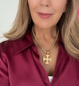 Maltese Cross Necklace