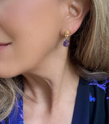 Amethyst Teardrop Earring