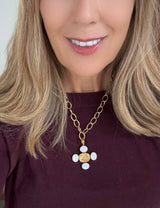 Guardian Angel Necklace, 2 gemstones (Copy)