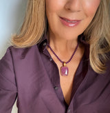 Sugilite Doublet Necklace