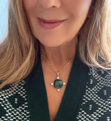 Malachite Topaz Necklace