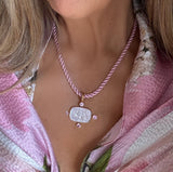 Sapphire Chariot Intaglio Necklace