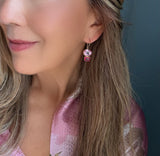 Pink Sapphire Midi Earring