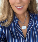 Mithra Tanzanite Intaglio Rope Necklace