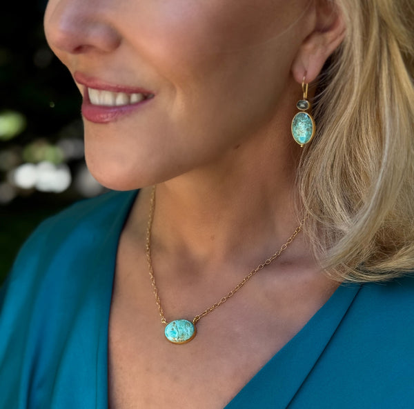 Turquoise Choker Necklace