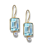 Blue Topaz and Tanzanite Midi Earring