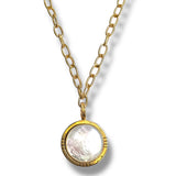 Mother of Pearl Hashtag Necklace