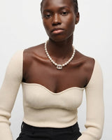Pearl and Quartz Choker Necklace