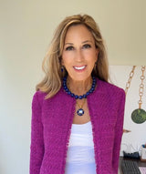 Criss Cross Lapis Necklace, 2 options