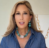 Tiered Turquoise Earrings