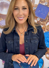 Petite Pinwheel Gemstax Necklace