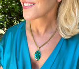 Chrysocolla Malachite Necklace