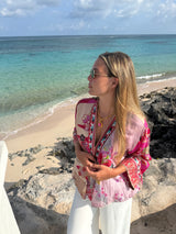 Pippa Pink Triplet Necklace