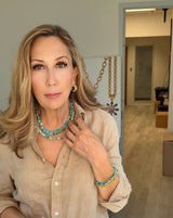 Triple Amazonite and Turquoise Necklace