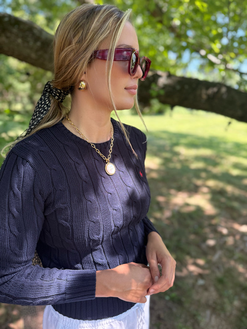 Mother of Pearl Hashtag Necklace